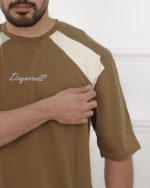 تی شرت آستين كوتاه يقه گرد مردانه 0839 - Image 3