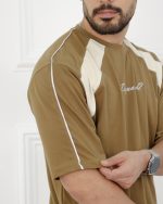 تی شرت آستين كوتاه يقه گرد مردانه 0839 - Image 2