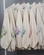 شوميز لينن گلدوزی زنانه 0853 - Image 2