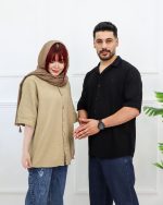 پیراهن آستین کوتاه مراکشی بیسیک 0859 - Image 8