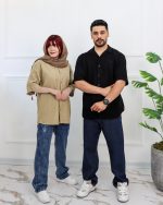 پیراهن آستین کوتاه مراکشی بیسیک 0859 - Image 7