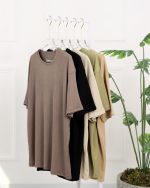 تیشرت يقه گرد بيسكوييتی مردانه 0840 - Image 10