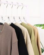 تیشرت يقه گرد بيسكوييتی مردانه 0840 - Image 2