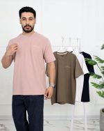 تی شرت بيسكوييتی Massimo Dutti مردانه 0883 - Image 6