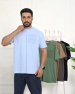 تی شرت گلدوزی دار LOEWE مردانه 0882 - Image 7