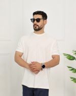 تی شرت يقه گرد كج راه مردانه 0879