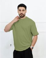 تیشرت يقه گرد بيسكوييتی مردانه 0840 - Image 6