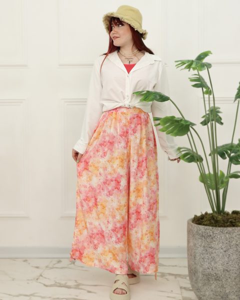 شلوار بغل گتردار ساحلی زنانه 0897
