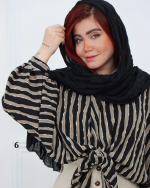 شومیز جلو گرهای مراكشی زنانه 0913 - Image 7