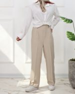 شلوارپارچه ای بگ زنانه صوفیا 0971