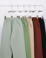 شلوار لینن پنبه بگ زنانه 0928 - Image 3