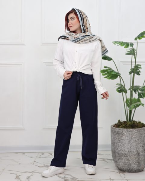 شلوار لینن پنبه بگ زنانه 0928
