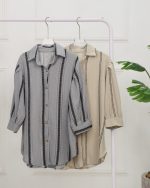 شوميز قلاب دوزی زنانه 0956 - Image 2