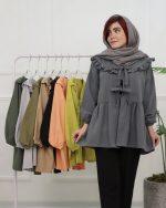 شومیز لینن عروسکی زنانه 0946 - Image 7