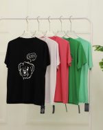 تی شرت يقه گرد تدی زنانه 0958 - Image 2