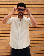 پيراهن آستين كوتاه كنفی مردانه 0932 - Image 5