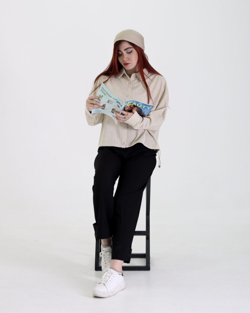 شوميز كمر گتردار زنانه ستايش 0945 - Image 4