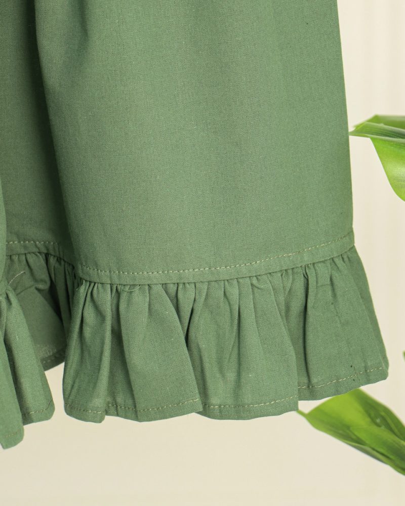 ست كت و سارافون لينن دخترانه 0972 - Image 6