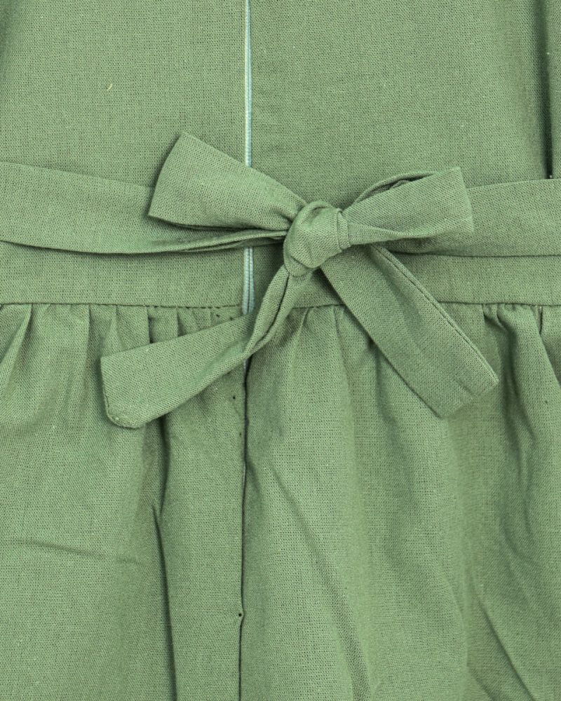 ست كت و سارافون لينن دخترانه 0972 - Image 9