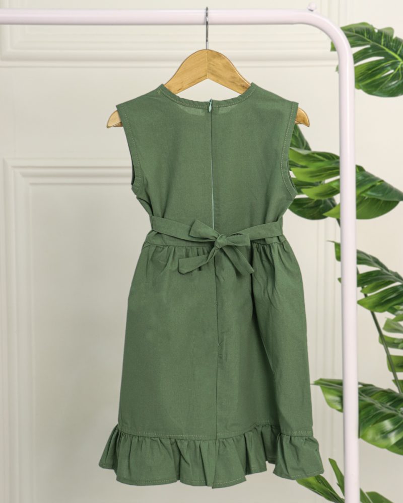 ست كت و سارافون لينن دخترانه 0972 - Image 10