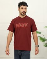 تی شرت يقه گرد آستين كوتاه نکست مردانه 0979