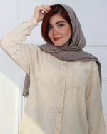 شوميز پشت دكمه دار زنانه 1002 - Image 5