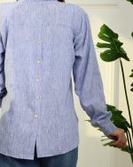 شوميز پشت دكمه دار زنانه 1002 - Image 11