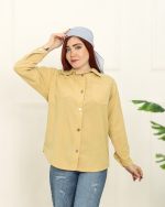 شوميز لينن کتان زنانه 1007 - Image 6