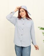 شوميز لينن کتان زنانه 1007
