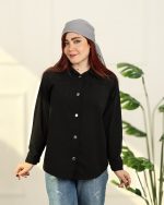 شوميز لينن کتان زنانه 1007 - Image 2
