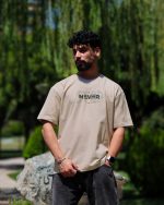تی شرت یقه گرد NEVER STOP مردانه 1025 - Image 4