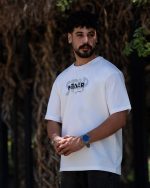 تی شرت یقه گرد NEVER STOP مردانه 1025 - Image 3