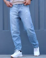 شلوار جين مام فيت مردانه 1066 - Image 11