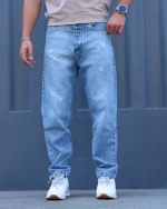 شلوار جين مام فيت مردانه 1066 - Image 12