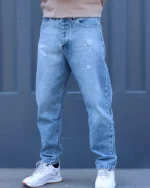 شلوار جين مام فيت مردانه 1066 - Image 2