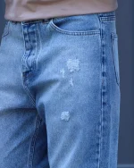 شلوار جين مام فيت مردانه 1066 - Image 7