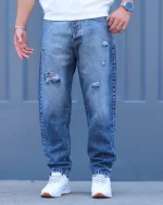 شلوار جين مام فيت مردانه 1066