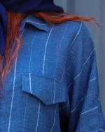 شوميز جيب نما زنانه پرنيان 1065 - Image 4