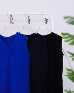 تاپ جلو چين دار زنانه 1063 - Image 7