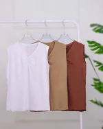 تاپ جلو چين دار زنانه 1063