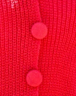 ژیله دکمه دار بافت زنانه 1070 - Image 6