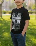 تی شرت پنبه‌ مشکی ماينكرفت بچگانه 1059 - Image 2