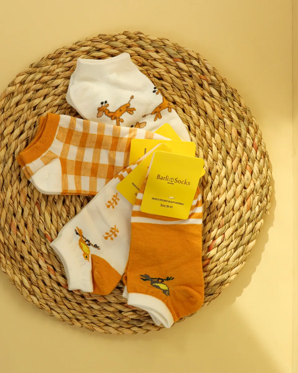 IMG_1752_1_11zon پک دو عددی جوراب مچی طرح دار زنانه 1155 - Image 2