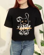 كراپ پنبهای چاپ خرگوش زنانه 1137