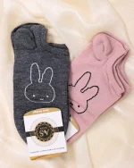 پک دو عددی جوراب مچی زنانه تک خرگوش 1154 - Image 2