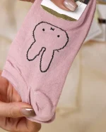 پک دو عددی جوراب مچی زنانه تک خرگوش 1154 - Image 5