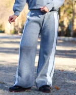 ست بلوز و شلوار بافت گلدوزی دار زنانه 1142 - Image 5