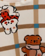 ست بلوز آستين بلند و شلوار مخمل زنانه 1132 - Image 6