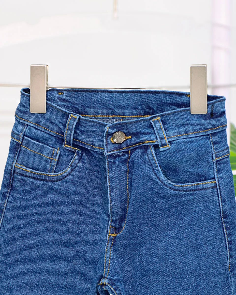 IMG_5851_11_11zon شلوار جين راسته بيسیک بچگانه 1134 - Image 4