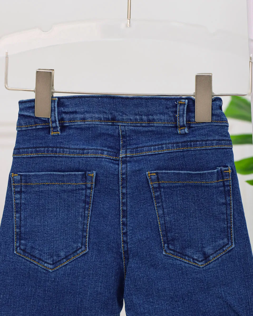 IMG_5853_13_11zon شلوار جين راسته بيسیک بچگانه 1134 - Image 2